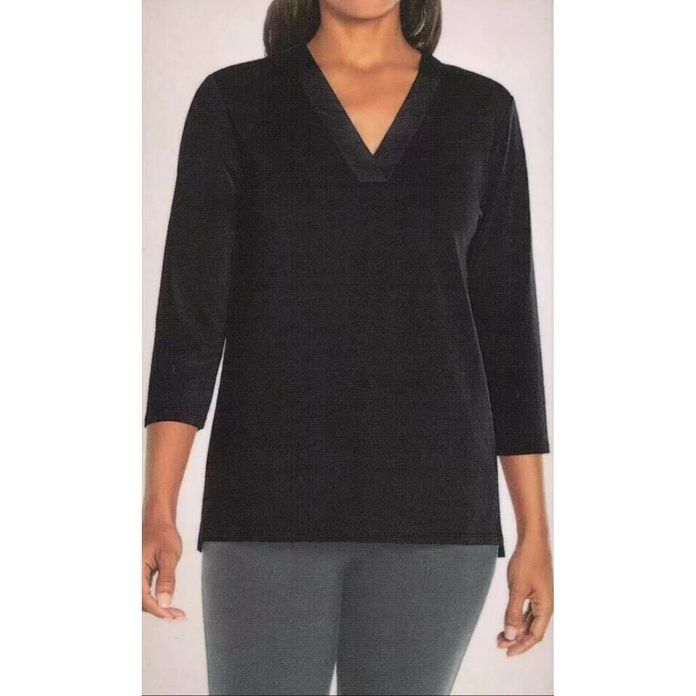 Banana Republic Ladies' Long Sleeve V-Neck Blouse Size XL